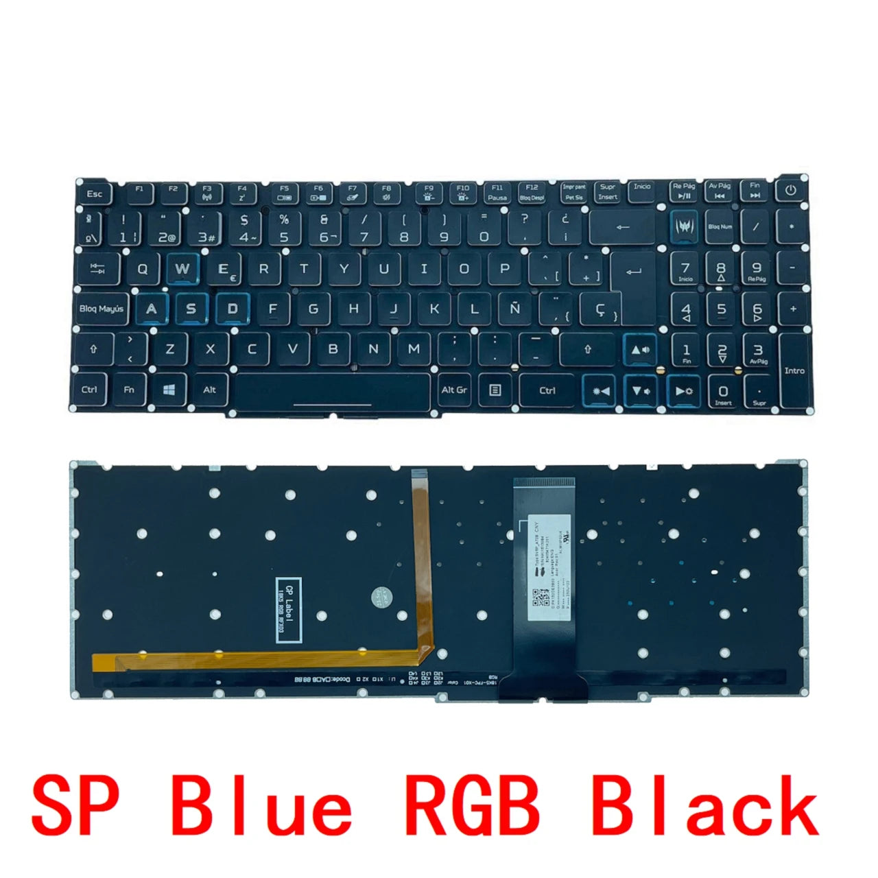 US RU SP BR RGB Keyboard For Acer Nitro 5 AN517-51 AN515-43 AN515-54 AN515-55 7 AN715-51 AN715-52 PH315-52 PH315-54 Acer laptop repair parts