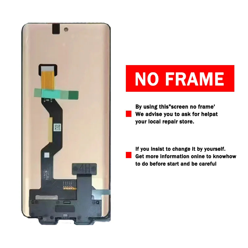 6.7' P-OLED for Motorola Edge 60 Pro LCD XT2507-1 Display with Touch Screen Digitizer Assembly for Moto Edge 60 Pro LCD Display Motorola phone repair parts