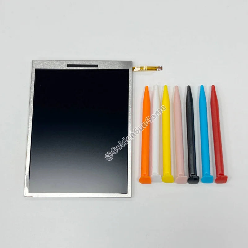 Original for New 2DSXL Bottom Lcd Screen Display with Plastic Touch Screen Stylus Pen for NEW 2dsxl LL Game Console Repair Parts Game console repair parts