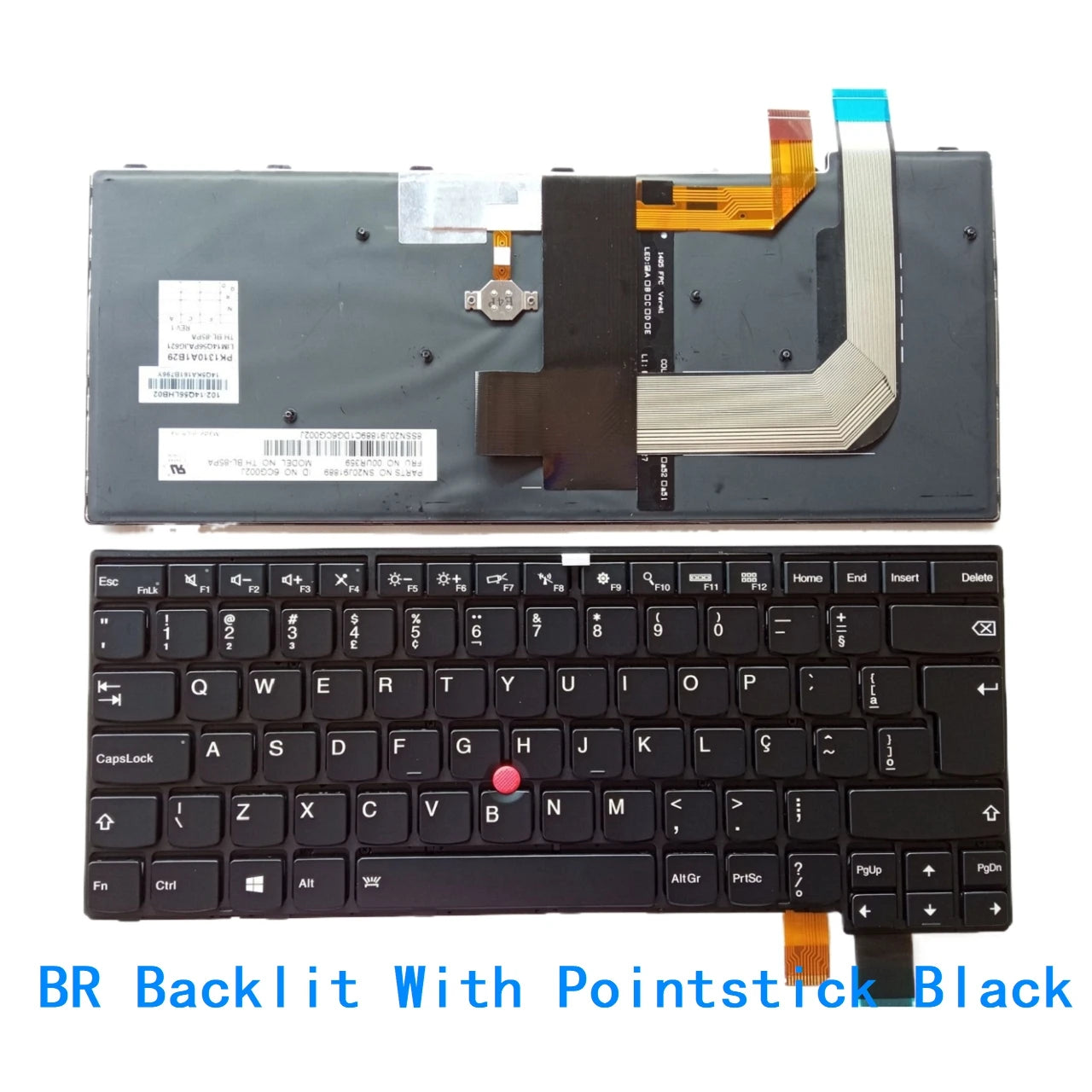 New US Spanish Brazil Language  Backlit Keyboard For Lenovo Thinkpad T460P Notebook PC Replacement Keyboard Lenovo laptop repair parts