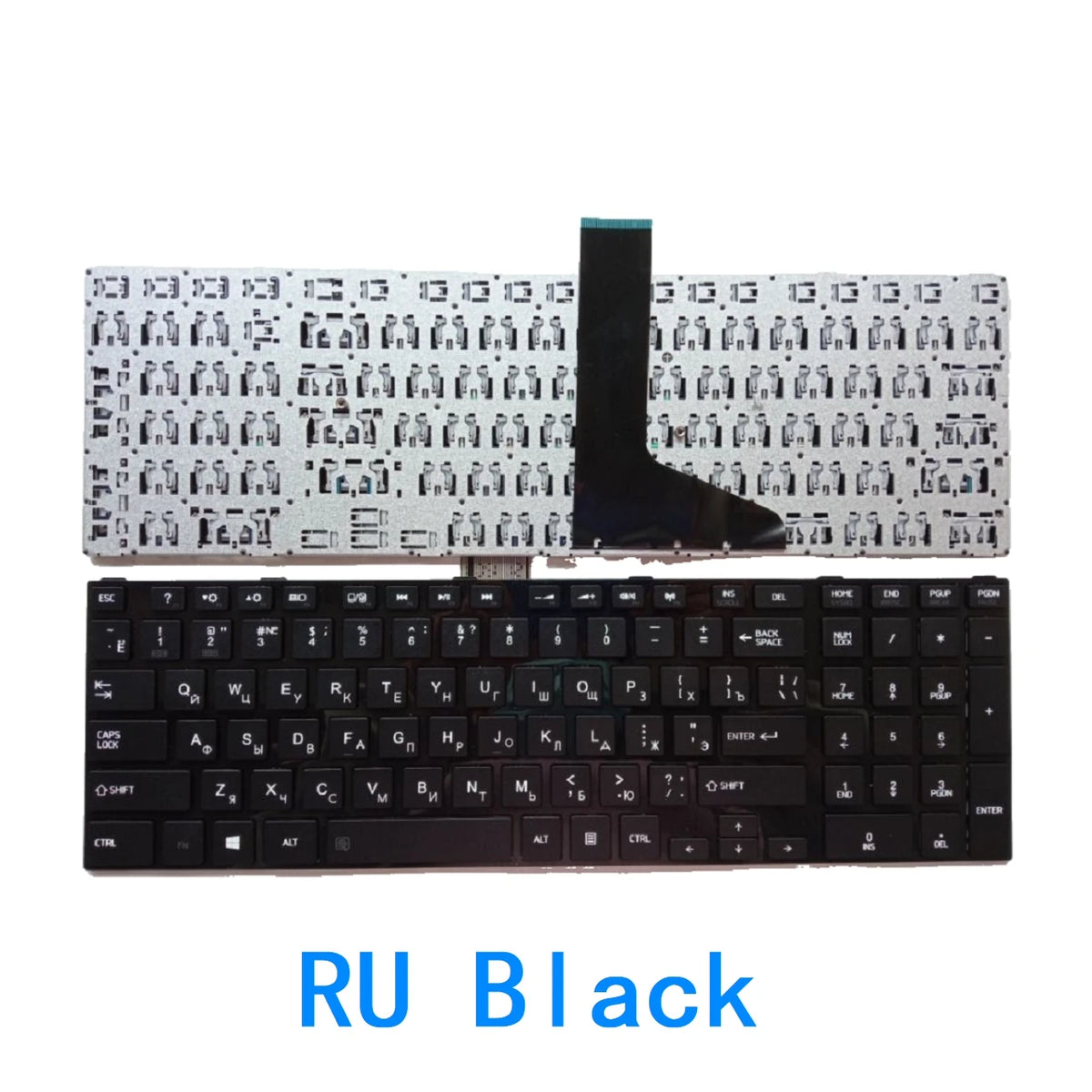 New US Russian Spanish Latin Arab Language  Keyboard For Toshiba Satellite L50-A S50 Notebook PC Replacement Keyboard