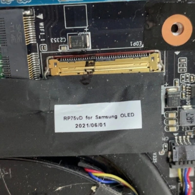 RP75vD eDP OLED CABLE RP75vD for Samsung OLED for Gigabyte RP75 AERO 15 OLED RX5L AORUS 15P KB WB KD Laptop New in Stock Gigabyte laptop repair parts