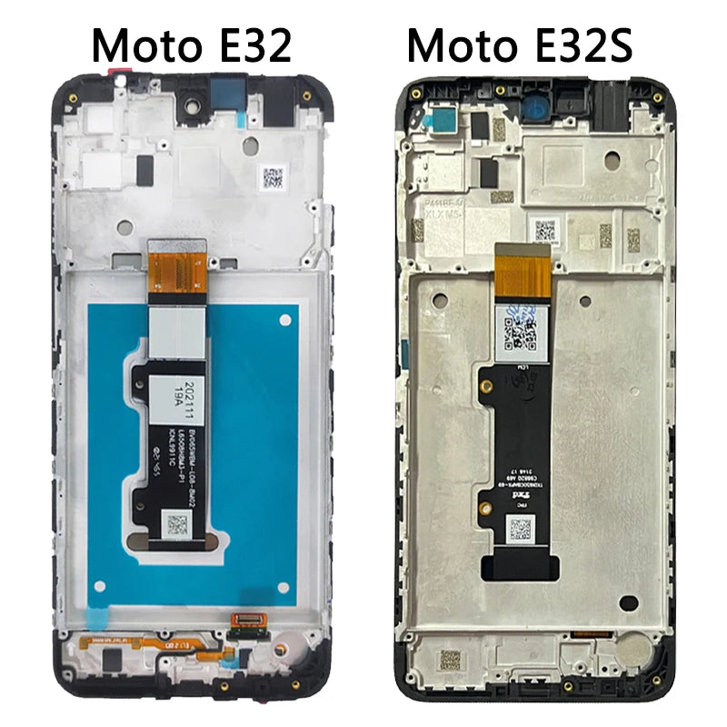 6.5'' High Quality For Moto E32 LCD Screen Display with Touch Digitizer Assembly for Motorola E32s LCD E32s Display Frame Motorola phone repair parts