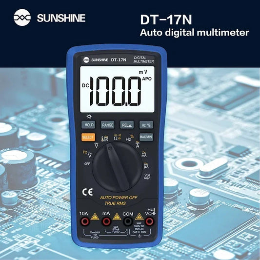 SUNSHINE dt 17n Multimeter Range lcd display Multimeter Auto Digital Multimeter is 35/6 automatic digital instrument Tester Professional Repair Tools