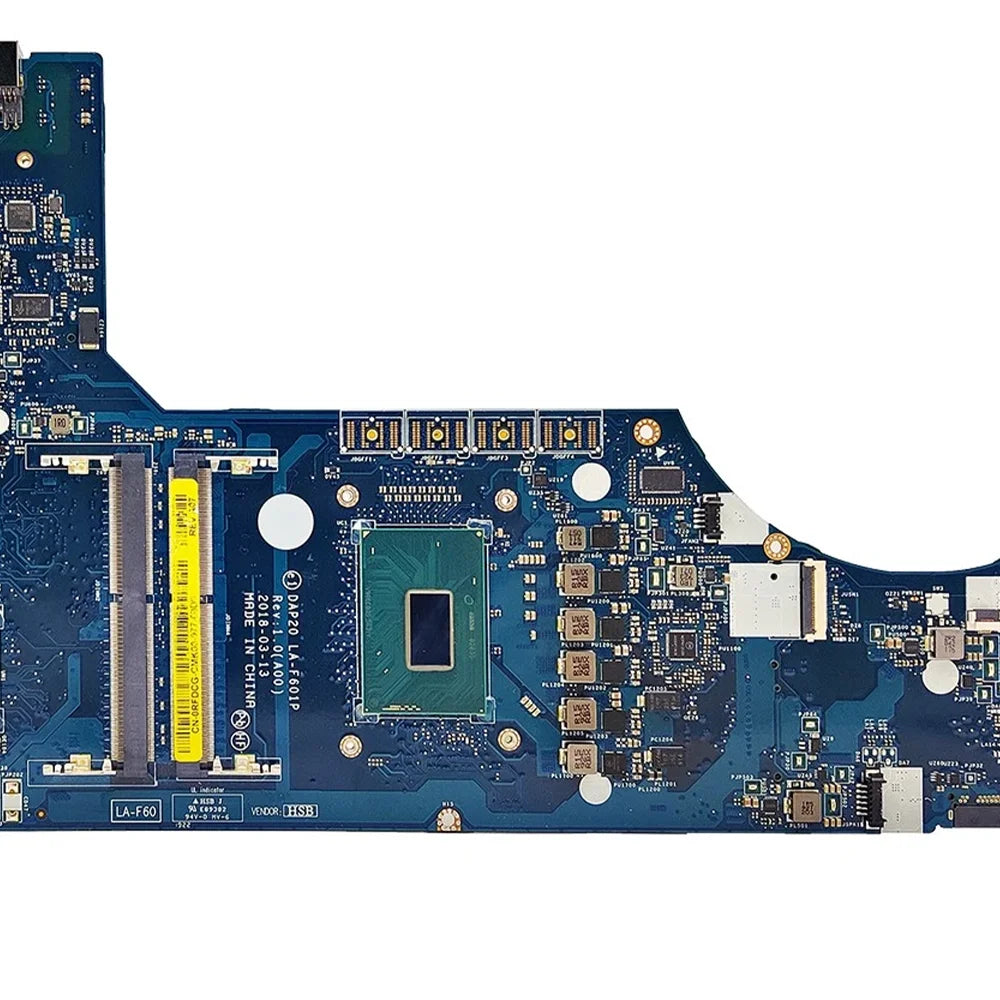 LA-F601P Laptop Motherboard For Dell Precision 7730 M7730 With CPU i5-8300H i7-8750H i9-8950H CN-01DY8W 0V490F 100% Test Dell laptop repair parts