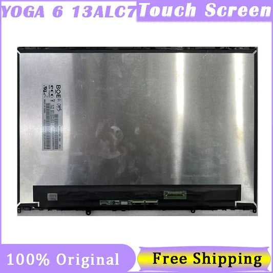 13.3 Inch Touch Screen For Lenovo Yoga 6 13ALC7 6-13ALC7 5D10S39766 Digitizer Replacement Assenbly With Frame FHD 1920*1080 Lenovo laptop repair parts