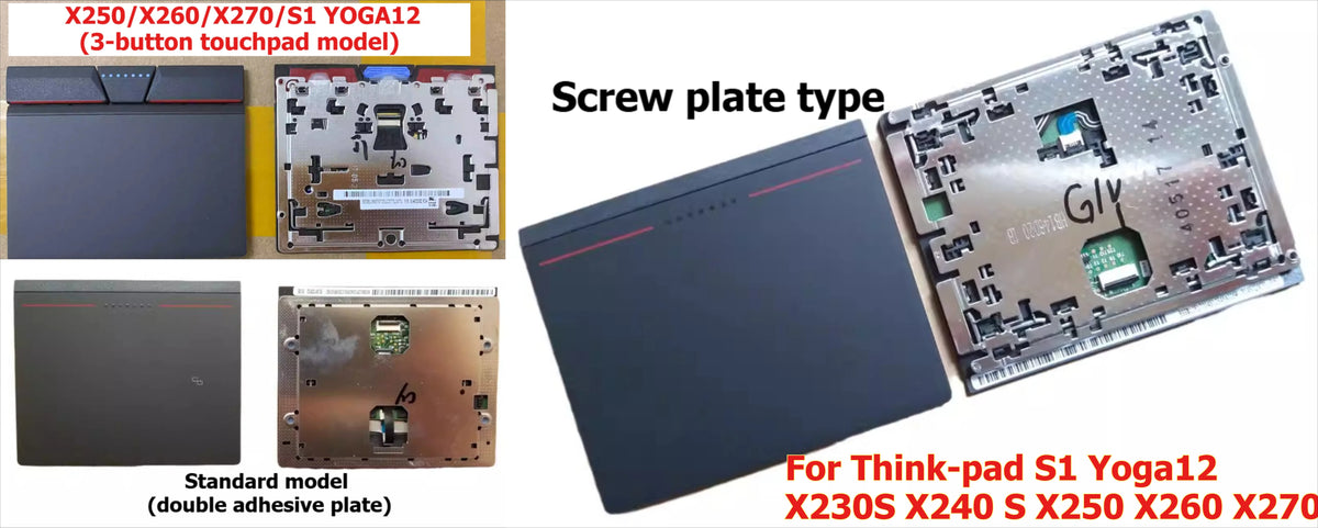 For Thinkpad S1 Yoga12 X230S X240 S X250 X260 X270 Touchpad trackpad Lenovo laptop repair parts