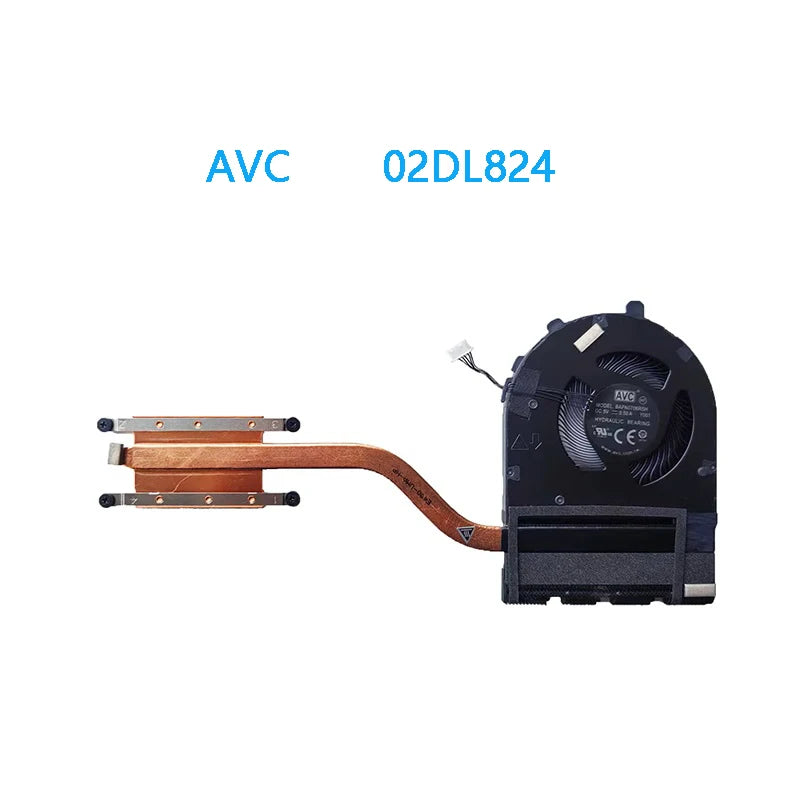 NEW Original LAPTOP CPU Cooling Fan With Heatsink For LENOVO Thinkpad E490 E590 02DL824 02DL825 Lenovo laptop repair parts
