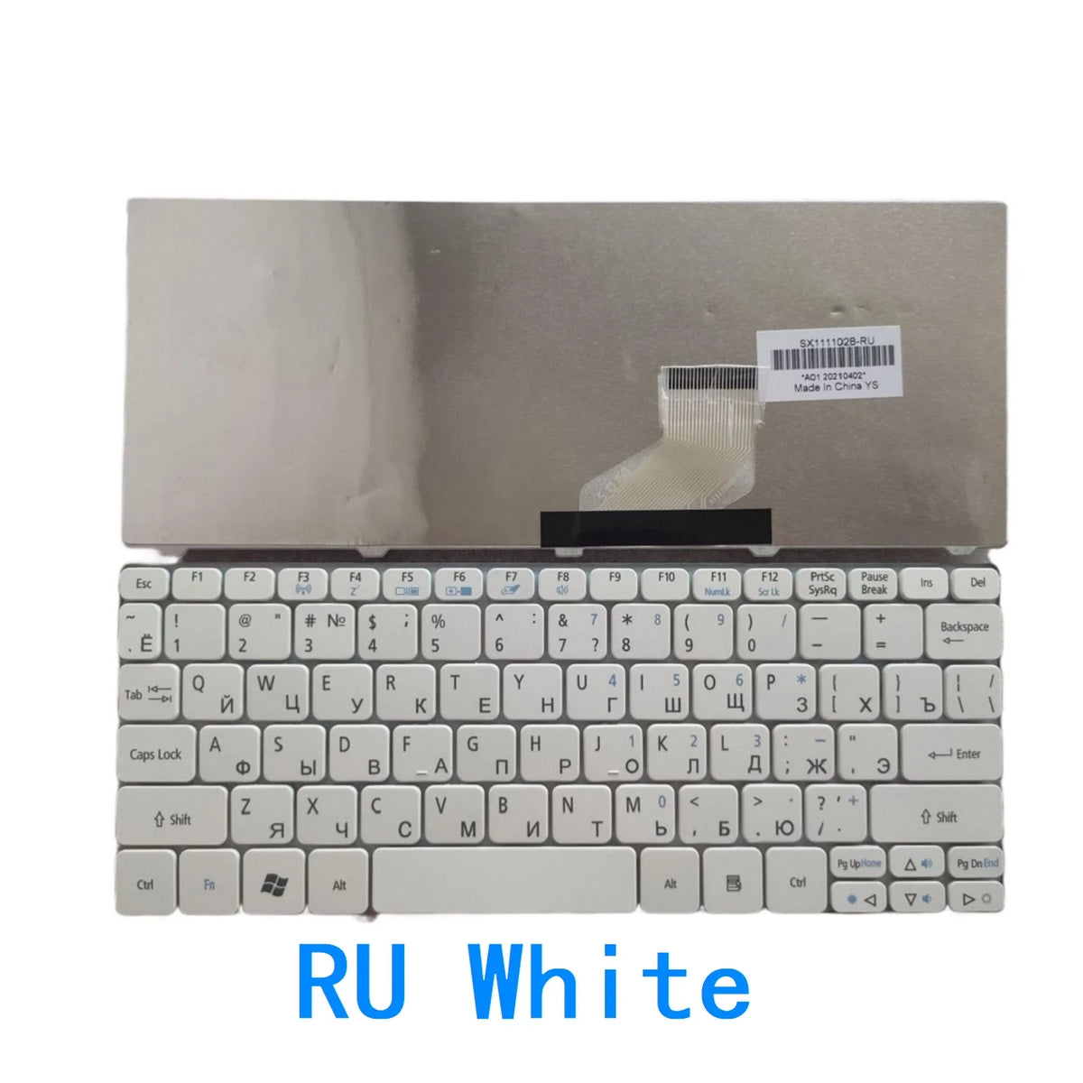 New US Russian Spanish Arab Brazil language  Keyboard For Acer Aspire One 521 522 533 532 D255 D255E D257 D260 D270 VCY57 Acer laptop repair parts