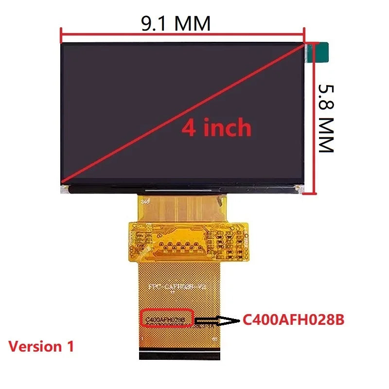 FPC-CAFH028-V2 FPC-C400AFH028B-V2 C500AFH002D LCD Display For projector Screen repair diy projector Other Brand tablet repair parts