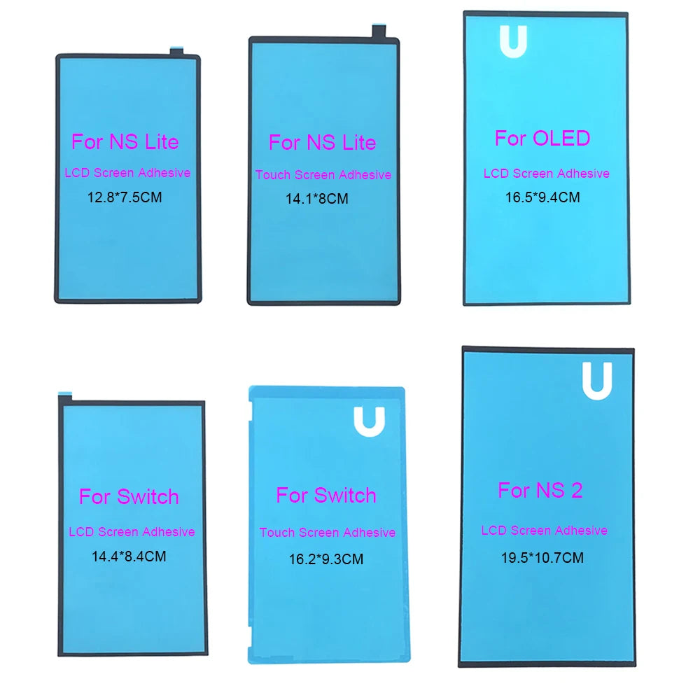 5PCS For Switch /NS2/ Oled Console LCD Screen Touch Screen Dust-Proof Sponge Double-Sided Adhesive Sticker For Switch NS Lite Game console repair parts