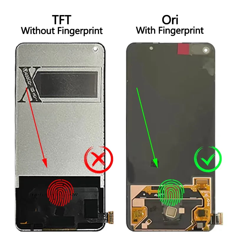 6.62"New AMOLED For OPPO Realme GT Neo 3T RMX3372 RMX3371 LCD Display Touch Screen Digitizer For Realme GT Neo3T Display Frame  Oppo phone repair parts