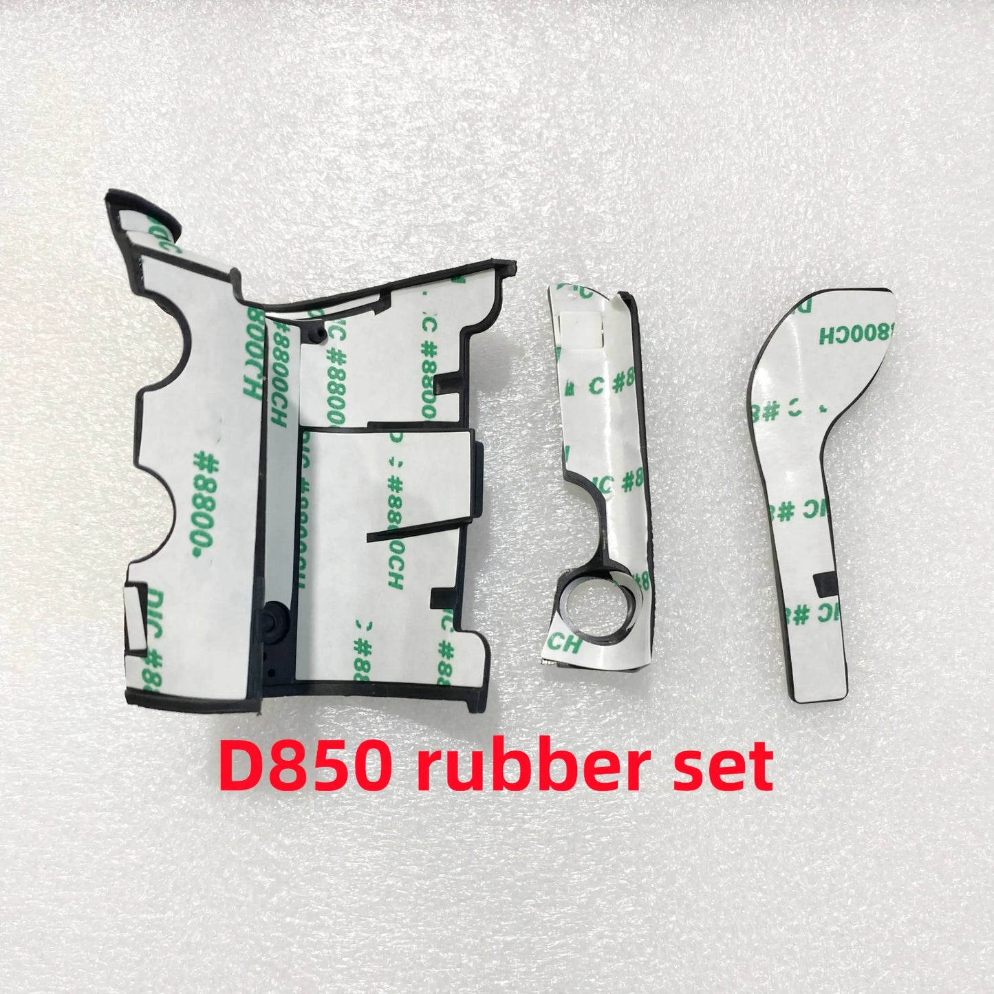 New Rubber Set for Nikon D850 Hands Grip Rubber Side Left Rubber And Thumb Rubber Camera Rubber Repair Parts  Digital Camera repair parts