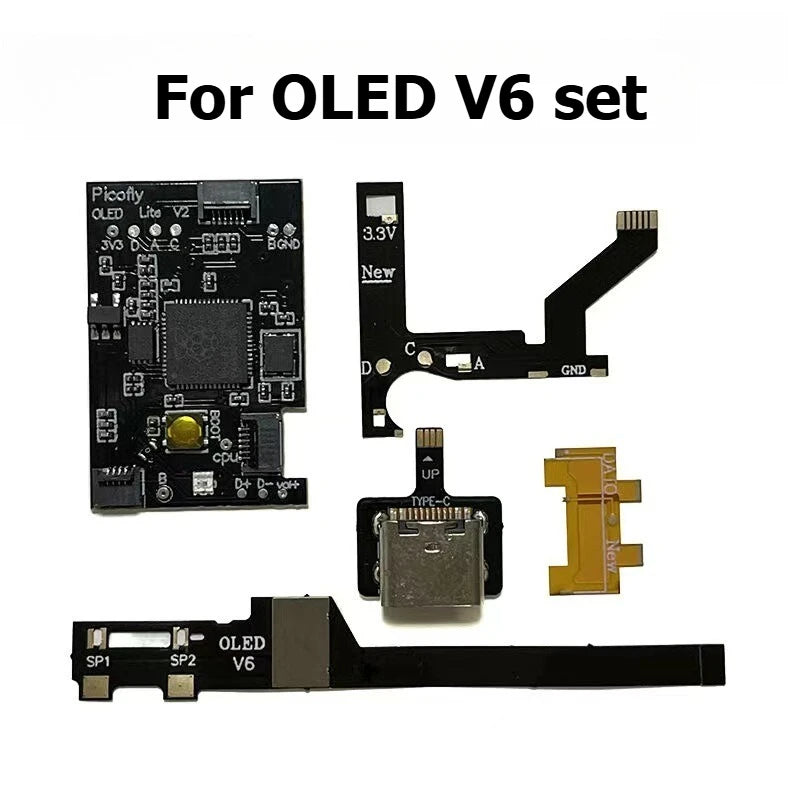 For Hwfly Picofly Raspberry Pi Rp2040 Chip Support Endurance Switch/NS Lite/OLED Scarf Cable Switch game console screen upgrade Game console repair parts
