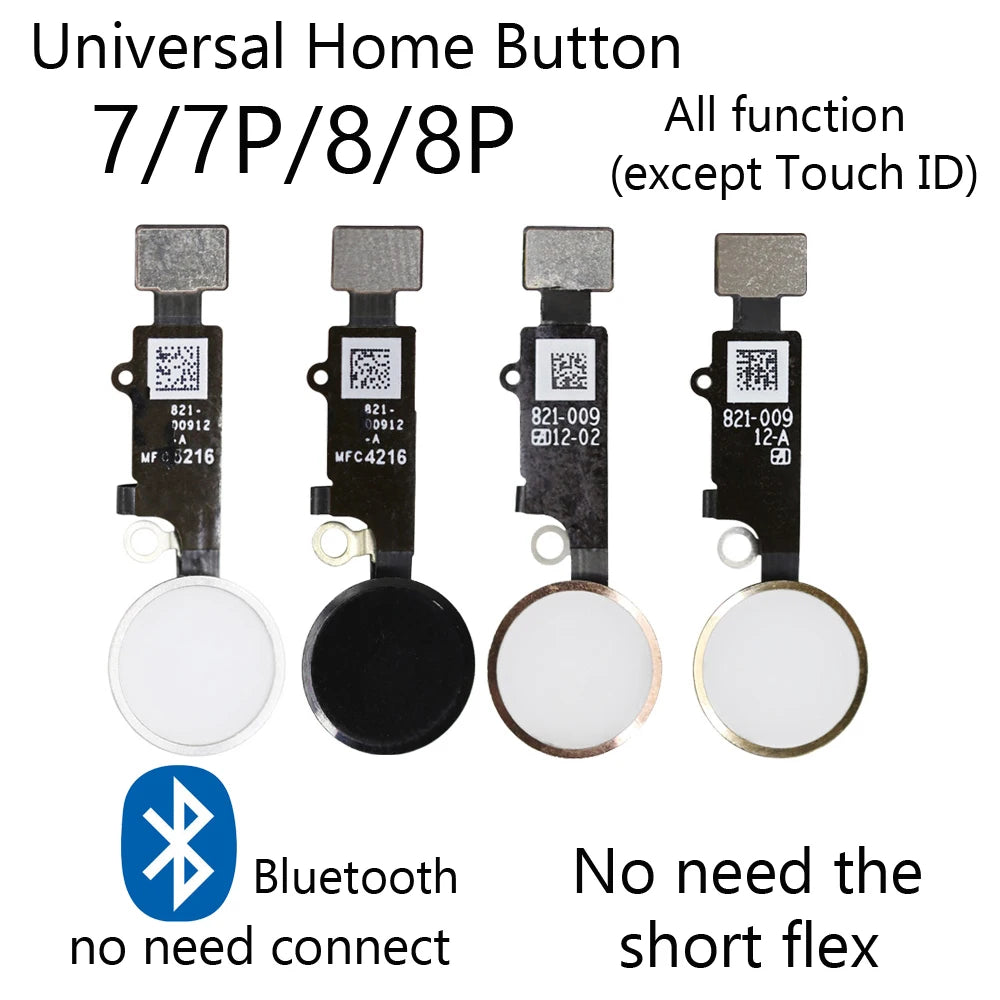 5pcs/lot Touch Version Home Button Flex For iPhone 7 8 Plus SE YF Universal Back Return Function Solution iPhone phone repair parts