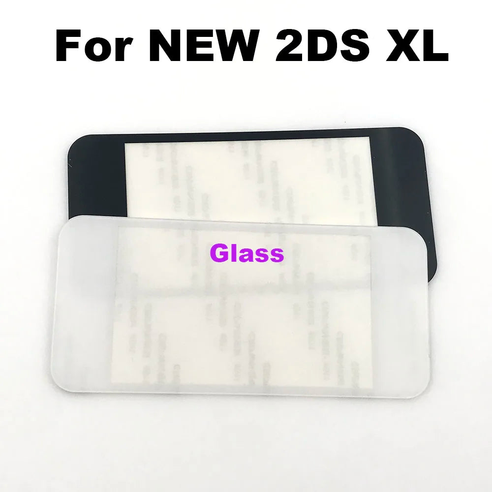Top Surface Plastic Glass Lens For Nintendo NEW 2DS XL/LL Console Top LCD Mirror Front Lens For NEW 2DS LL Game console repair parts
