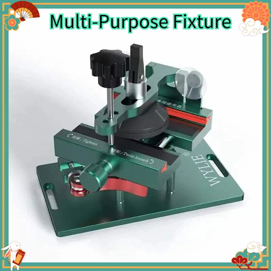 WYLIE 4 IN 1 Rotation Multi-Purpose Fixture 360° Mobile Phone Heating Free Screen Removal Separate Clamp Back Cover Diassembly Professional Repair Tools