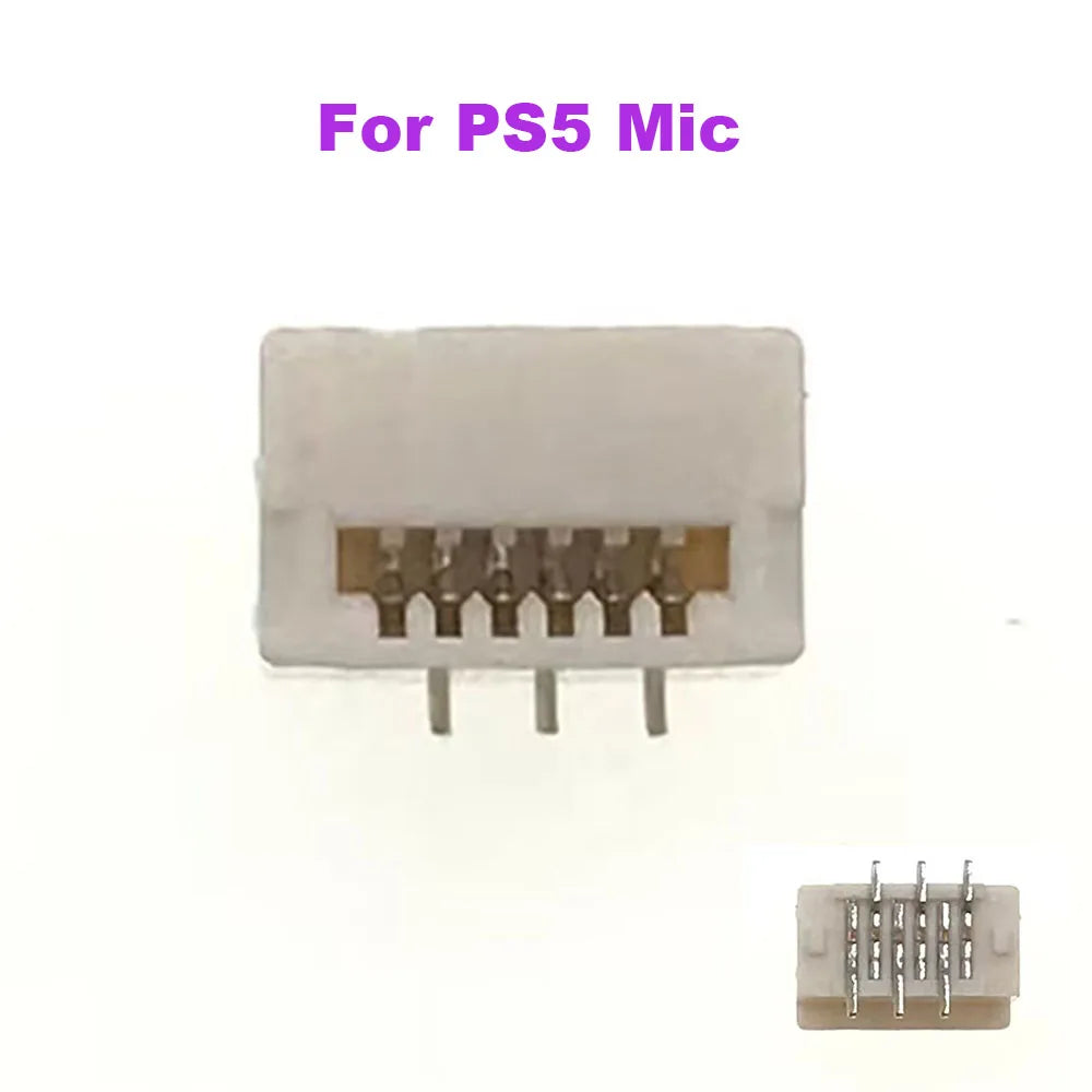 2Pcs For PS4 PS5 Handle Charging Battery Contact Connector L2 R2 Ribbon Contact Clip Socket JDM-001 011 030 040 050 BDM-010 Game console repair parts