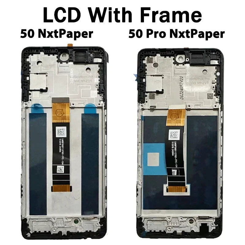 6.8"Inch For TCL 50 NxtPaper / 50 Pro NxtPaper 5G LCD DIsplay Touch Screen Digitizer Assembly T803E T803D Display Frame ZTE phone repair parts