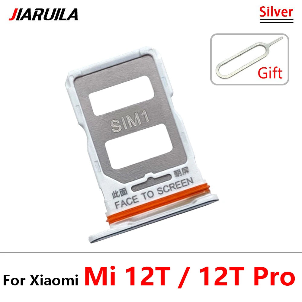New For Xiaomi Mi 12 12T Pro 12 Lite 12s SIM Card Slot SD Card Tray Holder Adapter Replacement Parts  Xiaomi  Xiao mi phone repair parts