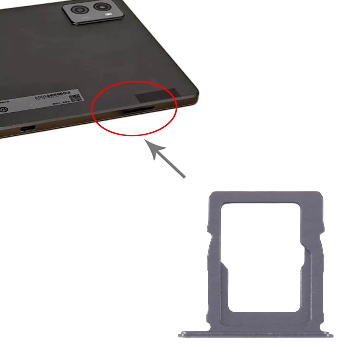 TB320FU Micro SD Card Tray For Lenovo legion Y700 (2023) 2nd Gen TB320FU Lenovo Tablet repair parts