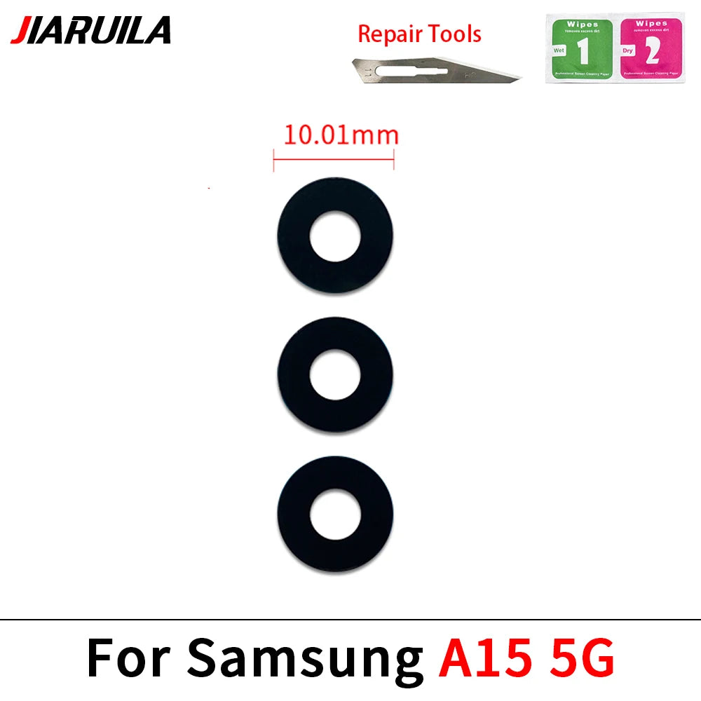 10Pcs, Back Camera Rear Camera Lens Glass With Sticker For Samsung A04 A04s A04e A14 A24 A34 A54 A05 A05s A15 A25 A35 A55 4G 5G