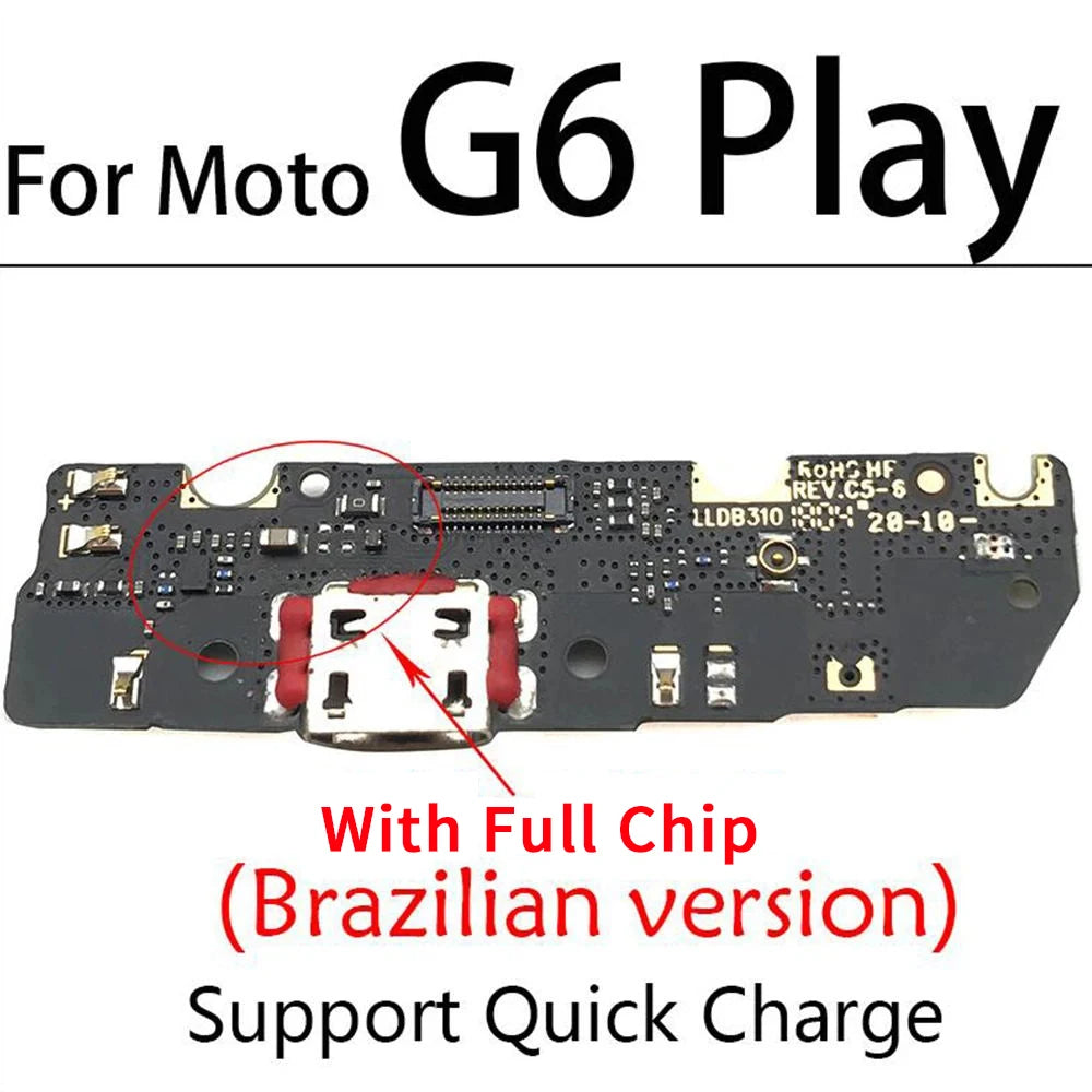 USB Charging Port Flex For Motorola Moto G4 G5 G6 Play G3 G7 Power E6s E6 Play E4 Plus Dock Connector Charging Port Flex Cable Motorola phone repair parts