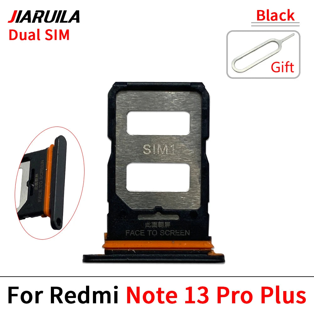 New For Xiaomi Redmi Note 13 Pro Plus 4G 5G SIM Card Tray Slot Holder Adapter Accessories  Xiaomi  Xiao mi phone repair parts