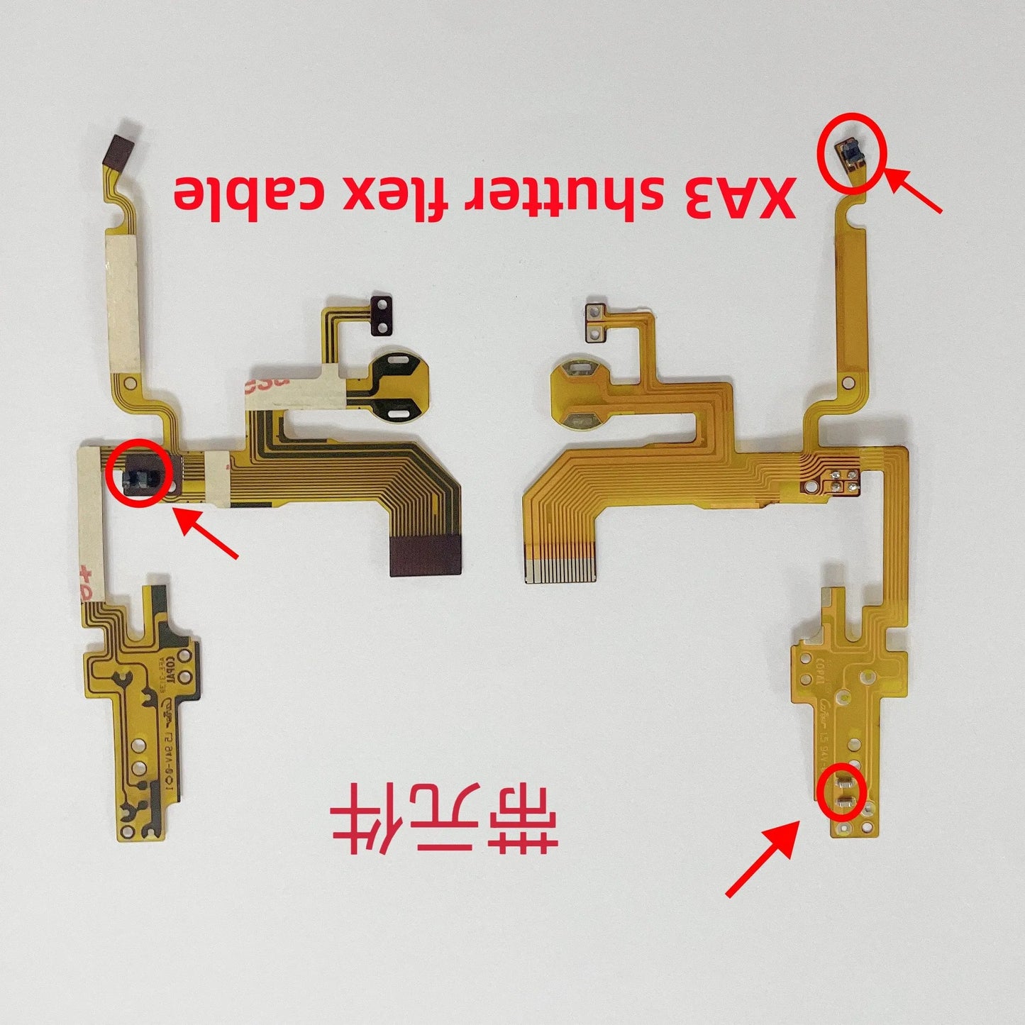 New XA3 XA5 Shutter Flex Cable For Fuji X-A3 X-A5 X-M1 X-A1 X-T1 X-T10 X-T20 X-Pro1 X-Pro 1 X-E1 X-E2 X-E3 X-A2 Camera Shutter  Digital Camera repair parts