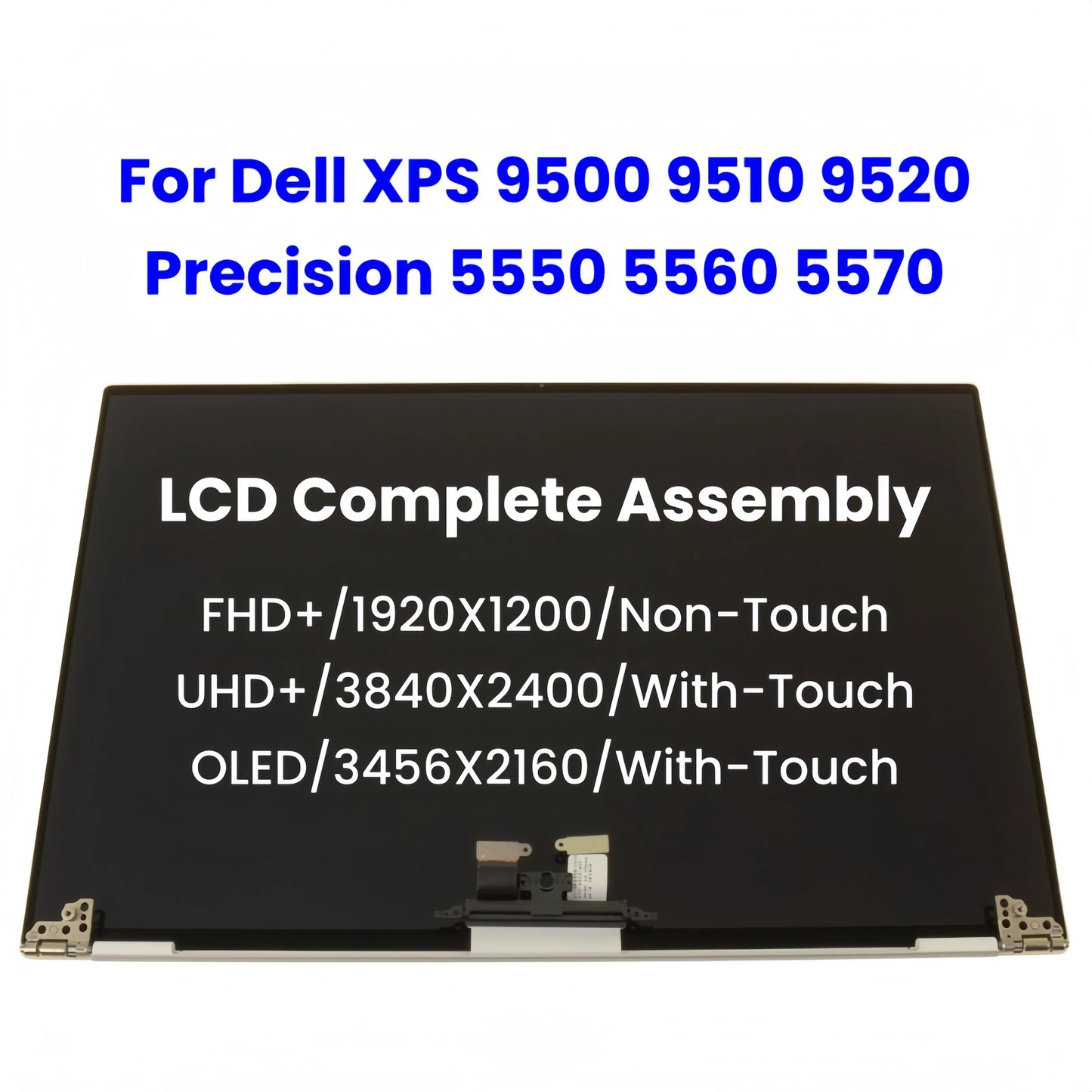 For Dell XPS 15 9500 9510 Precision 5550 5560 P91F P91F001 P91F002 P91F003 LCD Touch Screen Complete Assembly FHD+ UHD+ OLED Dell laptop repair parts