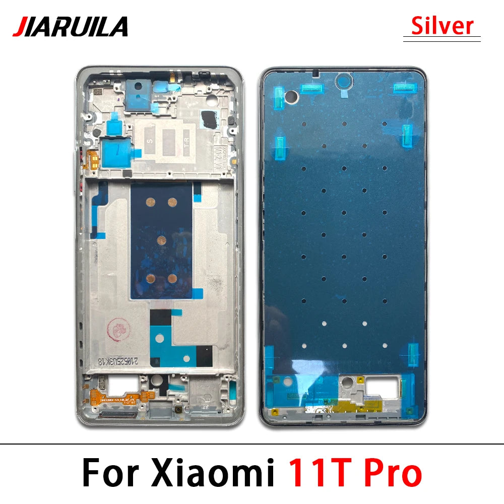 Housing Middle Frame Bezel Plate Cover For Xiaomi Mi 11T / Mi11T Pro Black / Silver  Xiaomi  Xiao mi phone repair parts