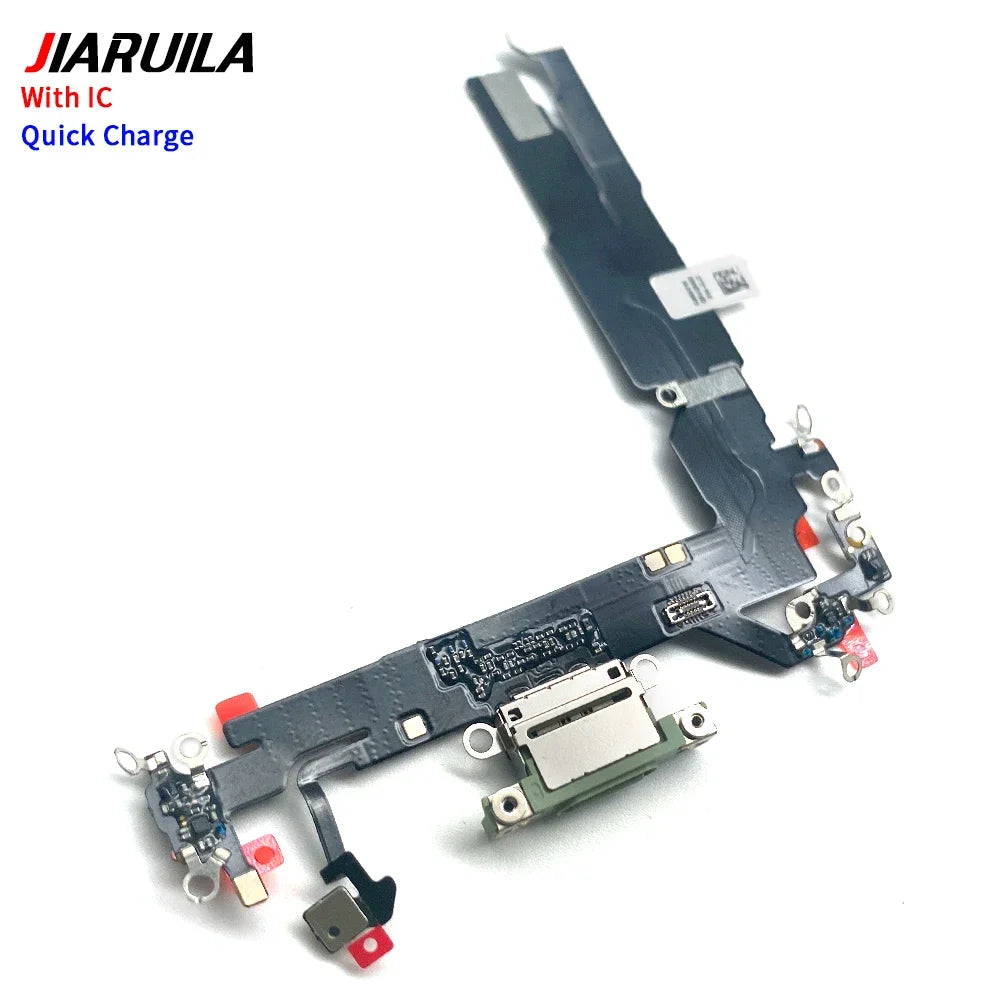 New For iPhone 17 / For iPhone 16E USB Micro Charger Charging Port Dock Connector Microphone Board Flex Cable iPhone phone repair parts
