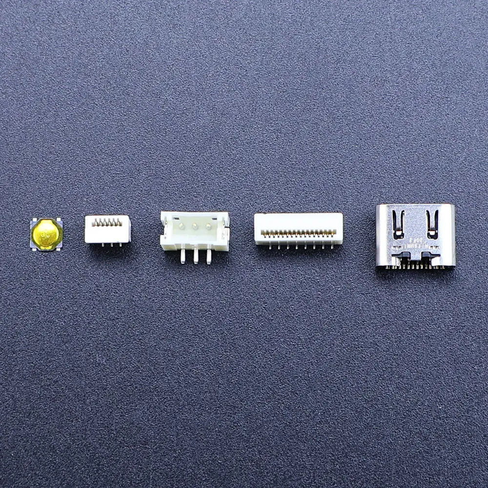 2pcs For PS5 Controller Charging Port Joystick Earphone Jack L R Battery Contact MIC Socket Touch Button Repair Parts Game console repair parts