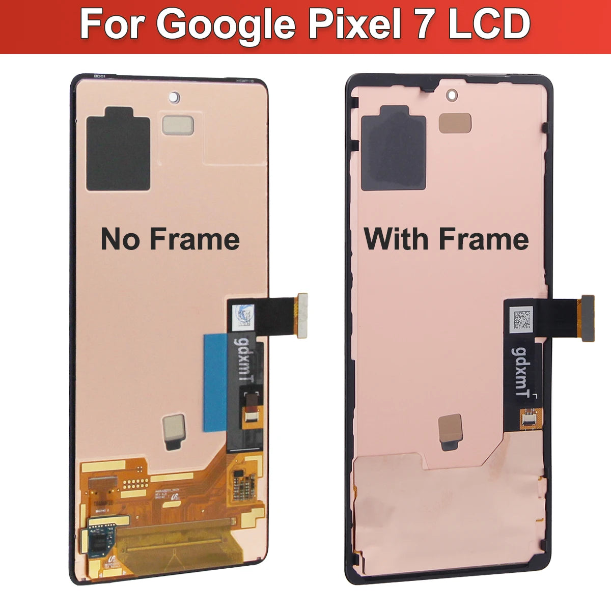 AMOLED For Google Pixel 7 GVU6C GQML3 GO3Z5 LCD Display Touch Screen Digitizer Assembly With Frame Replacement Parts ﻿ Google phone repair parts