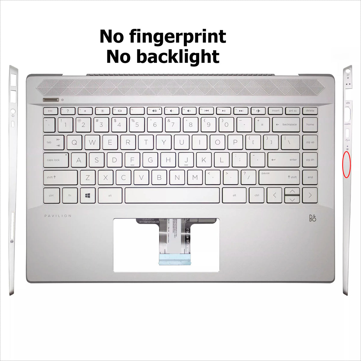 Cover case for HP Book pro14 Pavilion 14-CE TPN-Q207 lcd back housing bezel frame upper topcase palmrest buttom hinge shell cover HP laptop repair parts