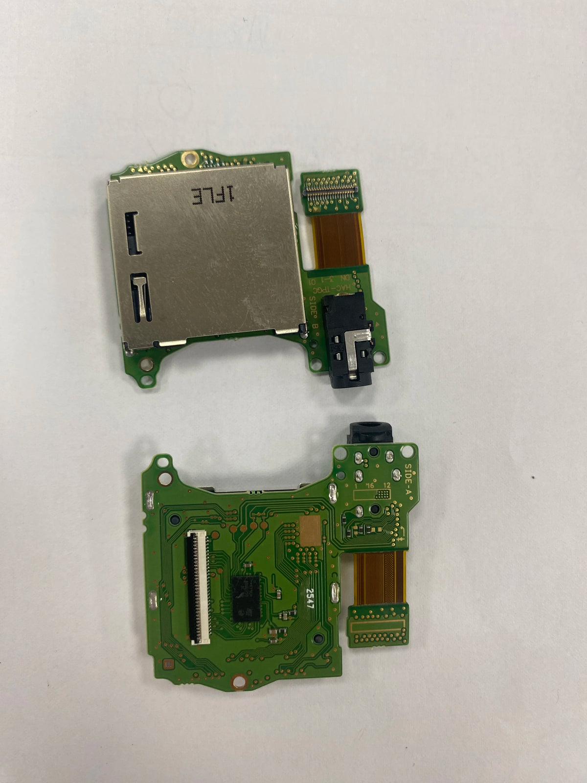 1/2/5PCS Game Card Slot for NS Switch Game Cartridge Card Slot Socket Reader with Headphone Jack Port for Switch V1 V2  Game console repair parts