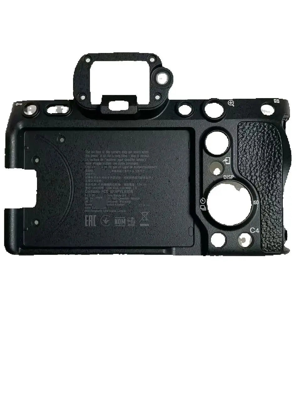 New Original Back Cover With Thumb Rubber for Sony ILCE-7M4 A7M4 Camera Rear Shell Repair Part  Digital Camera repair parts