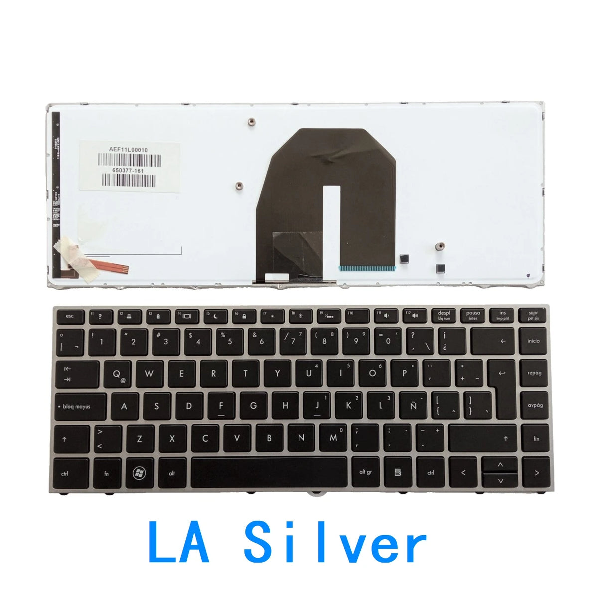 New US Spanish Latin Language  Backlit Keyboard For HP Probook 5330 5330M Notebook PC Replacement Keyboard  HP laptop repair parts
