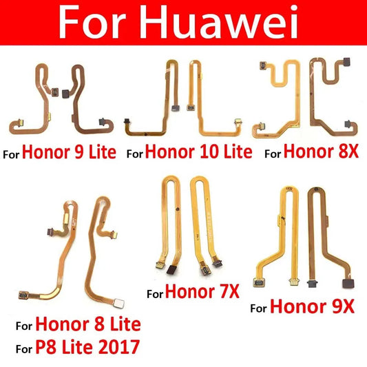 Fingerprint Sensor Scanner Touch ID Connecter Flex Cable For Huawei Honor 8 9 10 lite 7X 8X 9X  Parts Huawei phone repair parts