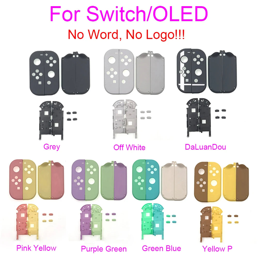 Replacement For Nintendo Switch Oled NS Joy-Con Controller Housing Shell & SL SR Button Set Game console repair parts