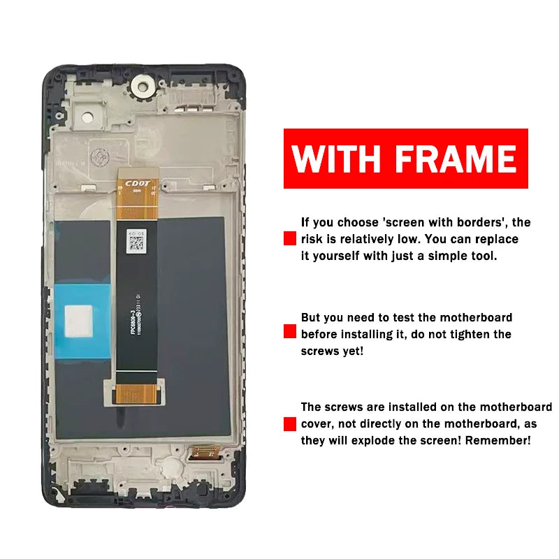 6.78'inch For TCL 50 SE 50SE LCD Display With Touch Screen Digitizer Full Assembly For TCL 50 SE 50SE LCD Repair Part TCL phone repair parts