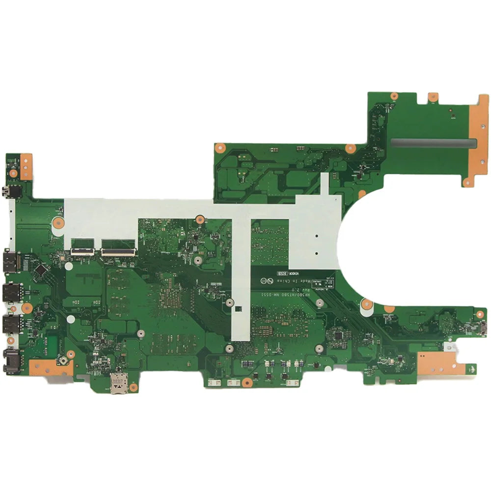 Laptop Motherboard For Lenovo ThinkPad P15v Gen2 NM-D551 With CPU I7-11800H GPU T600 T1200 FRU 5B21D93114 5B21D93124 Lenovo laptop repair parts
