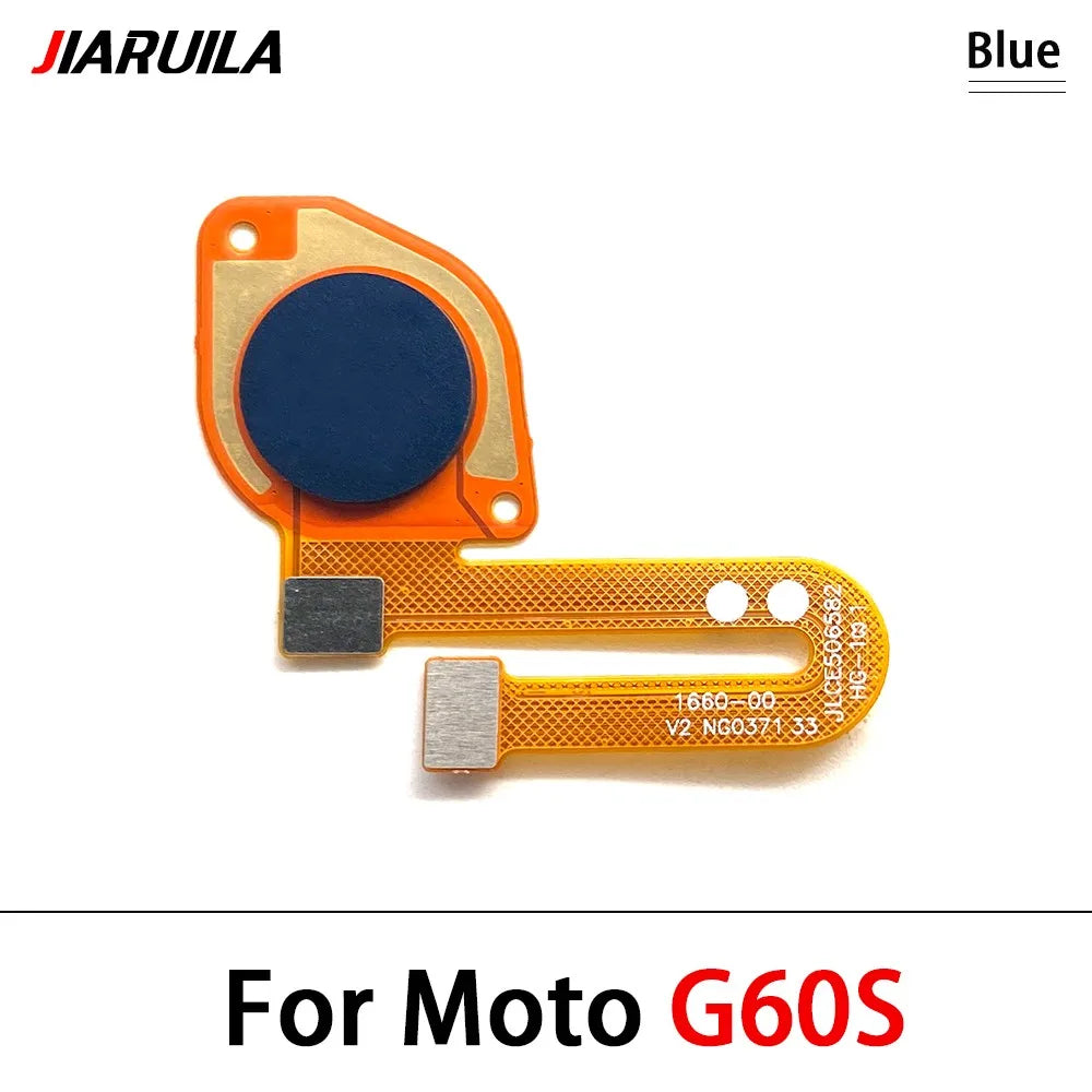 10Pcs/Lot,  Fingerprint Sensor Home Return Key Menu Button Flex Cable For Moto G10 G20 G30 G50 G60 G60s Motorola phone repair parts