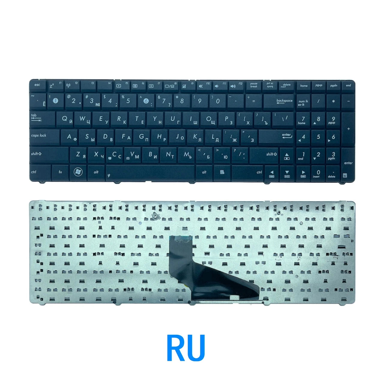 New US Russian Spanish Arab Keyboard For ASUS K53U K53Z K53B K53BR X53BY X53U X73 N73 K73 K73T A53U K53T K53T X53Z X53BR A53U ASUS laptop repair parts