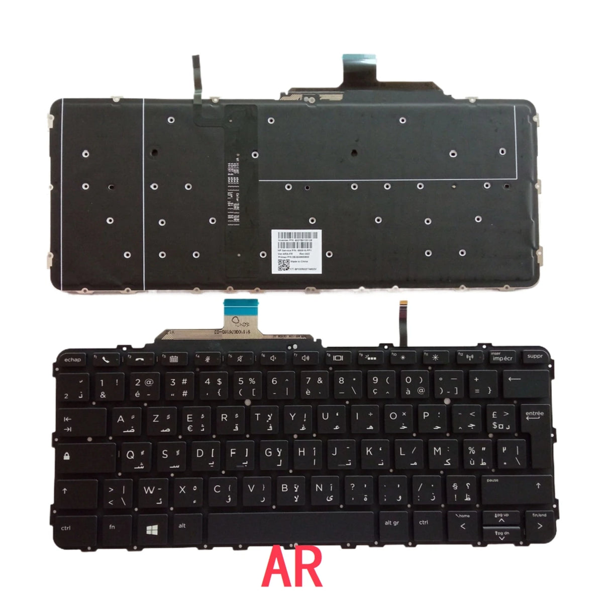 New US Spanish Latin UK Arab Brazil Portuguese Laptop Backlit Keyboard For HP EliteBook Folio G1 904671-001  HP laptop repair parts