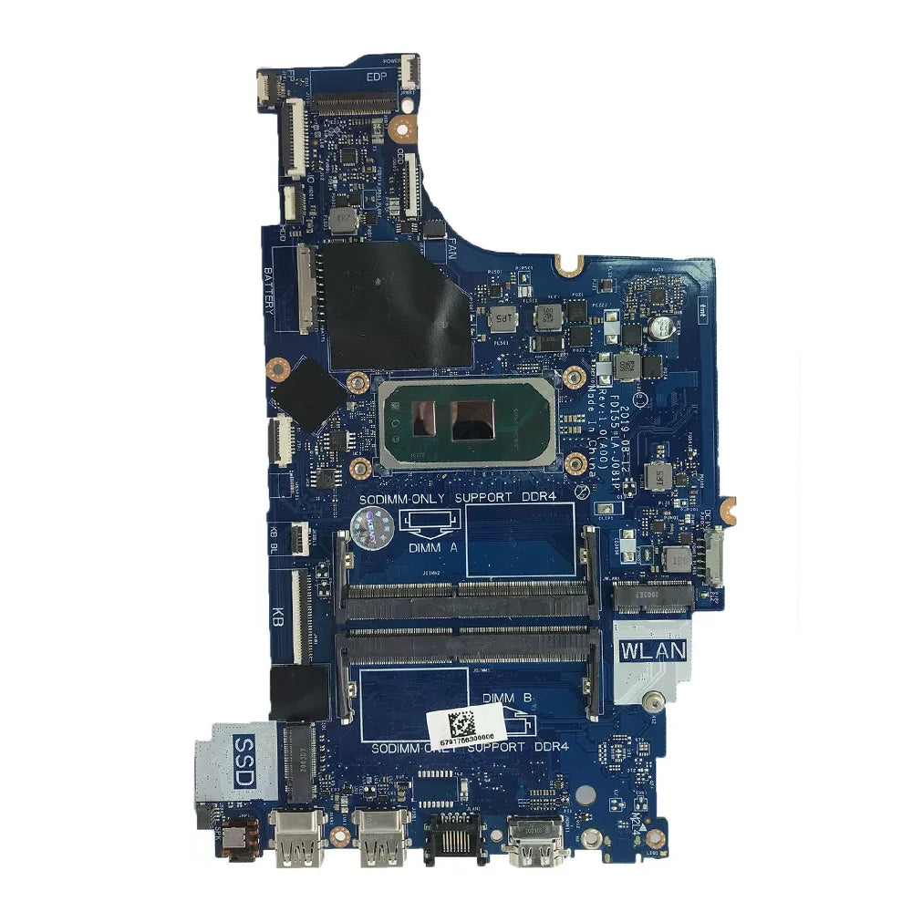 Laptop Motherboard For Dell Inspiron FDI55 LA-J081P with 3501 3493 3593 CPU：i3-1005G1 I5-1035G1 W20W5 62DM7 CY Dell laptop repair parts