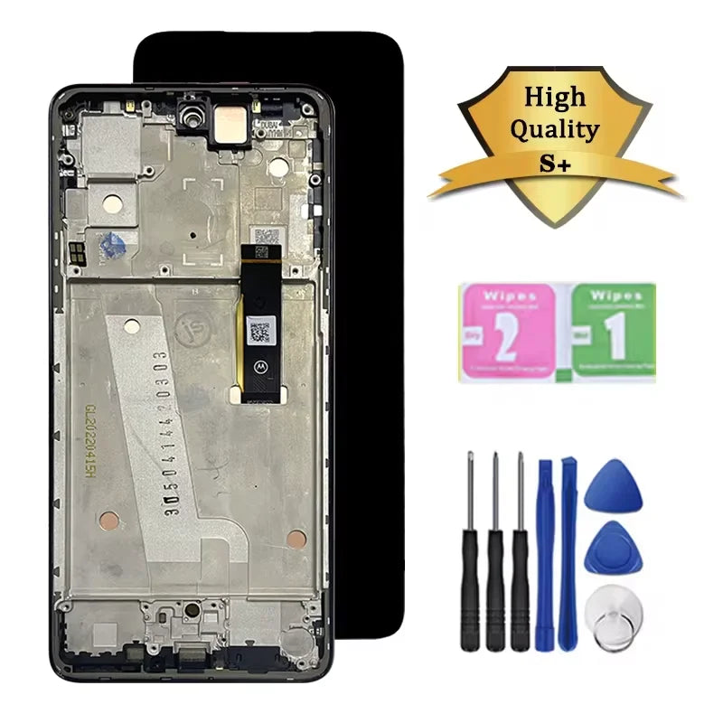 AMOLED For Motorola Moto Edge 30 LCD Display Touch Panel Screen Digitizer Assembly For Motorola Edge30 LCD With Fingerprint Motorola phone repair parts