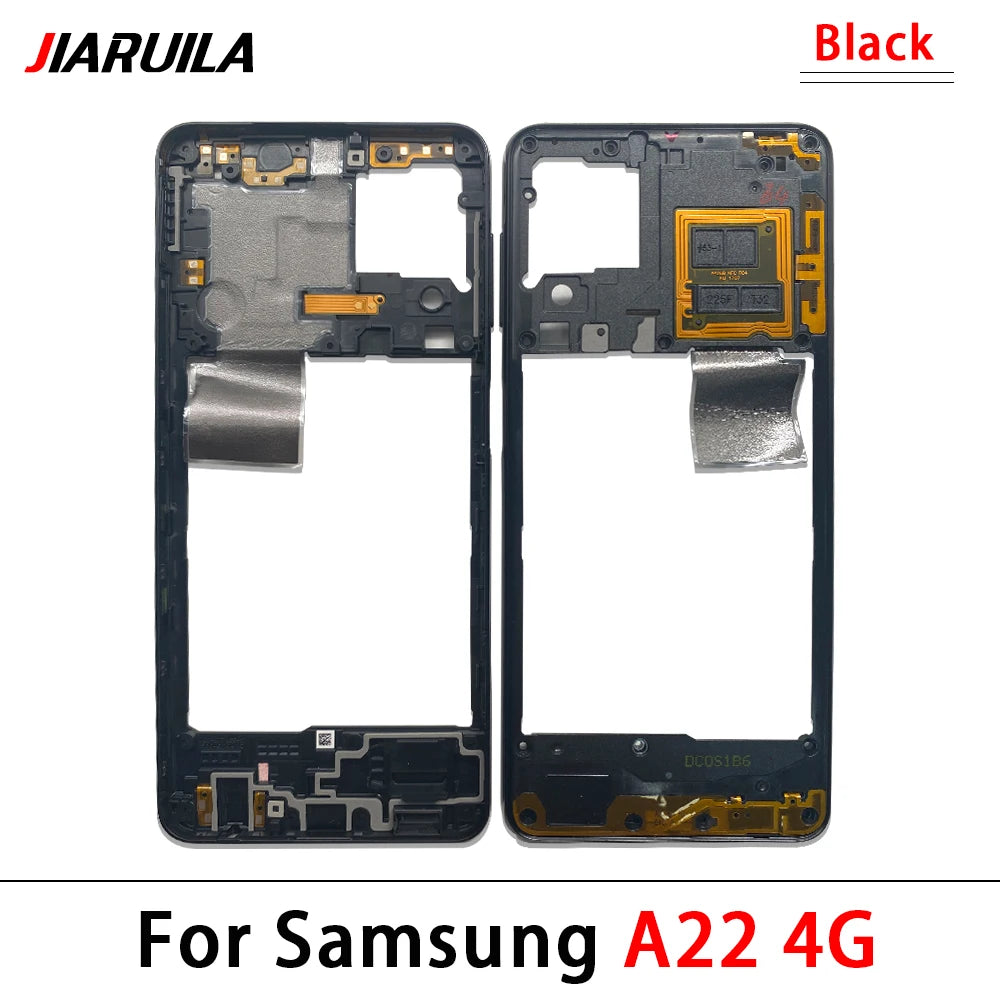 For Samsung A22 A32 4G 5G A225F A226B A325F A326B Middle Frame Holder Housing Replacement Repair Parts Samsung phone repair parts