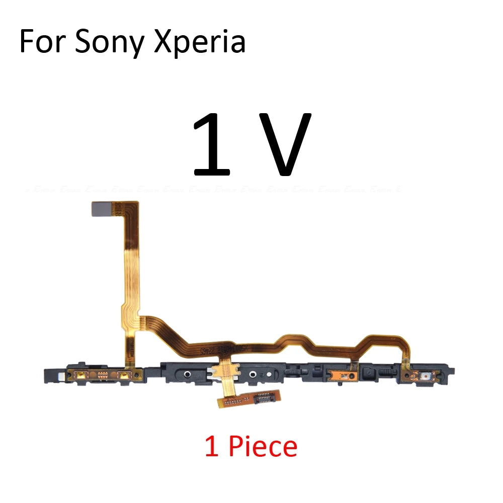 Switch Power ON OFF Key Mute Silent Volume Button Ribbon Flex Cable Parts For Sony Xperia 1 5 II III IV V VI Sony phone repair parts