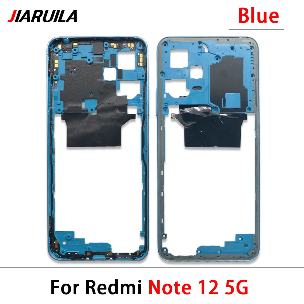 For Xiaomi Redmi Note 12 4G / Note 12 5G / Note 12 Pro 4G 5G / Note 12s Middle Frame Holder Housing Replacement Parts  Xiaomi  Xiao mi phone repair parts